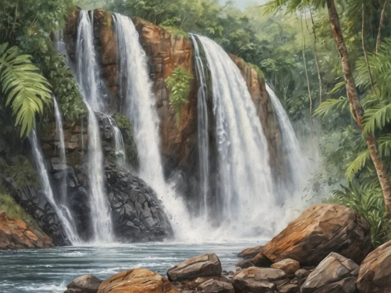 Orinduik Falls: Erfrischung pur an den spektakulären Wasserfällen