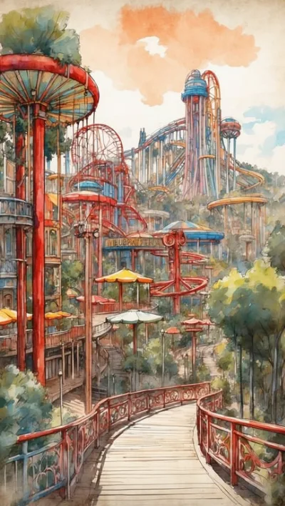 Parque de Atracciones Tibidabo - Spanien