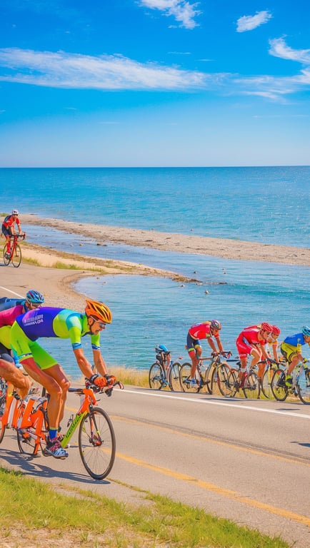 Pedale für den guten Zweck: Radtour am Lake Michigan für Blutkrebspatienten