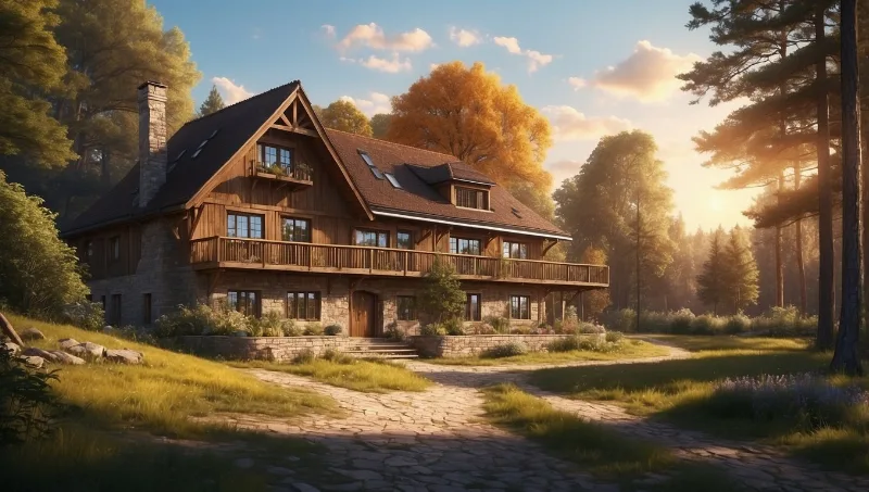 Pension in der Lüneburger Heide gemütlich schlafen