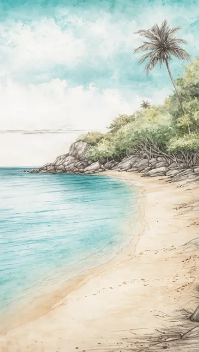 Playa Conchal: Plansche im türkisblauen Wasser