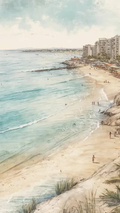 Playa San Diego: Ruhiger Strand ideal zum Schwimmen und Entspannen