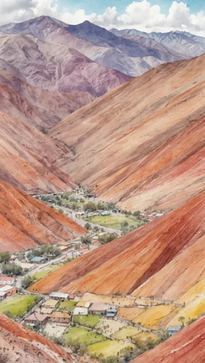 Purmamarca: Der legendäre "Berg der sieben Farben"
