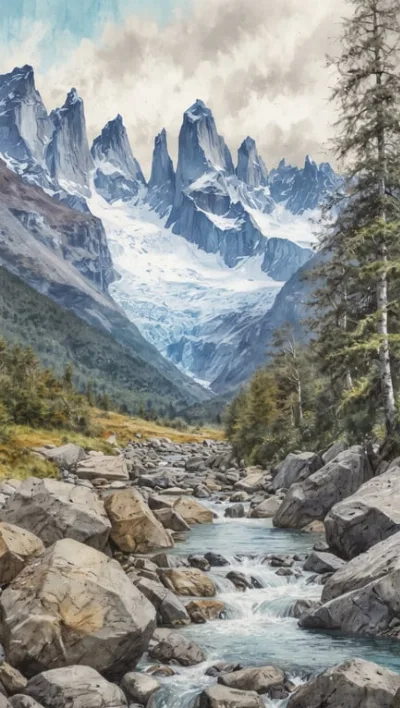 Queulat Nationalpark: Der hängende Gletscher von Patagonien