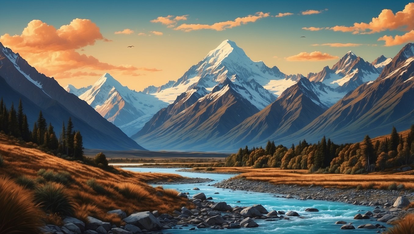 Naturwunder im Mount Cook Nationalpark