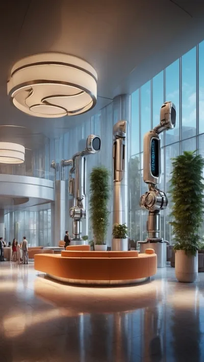 Roboter übernehmen im Hotel Marriott und LG führen Zukunft ein.
