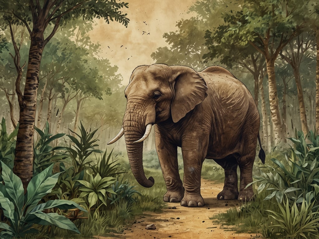Auf dem Bild ist ein Elefant in einer Waldlandschaft zu sehen. In Ruanda spielt der Umweltschutz eine wichtige Rolle, insbesondere in Bezug auf den Schutz der einzigartigen Tierwelt, zu der auch der afrikanische Elefant gehört. 

Die Regierung und verschiedene Organisationen setzen sich aktiv dafür ein, die Wälder und deren Bewohner zu schützen. Projekte zur Aufforstung und der Schutz von Lebensräumen sind entscheidend, um die Biodiversität zu bewahren. Darüber hinaus wird der nachhaltige Tourismus gefördert, um sowohl die Natur zu erhalten als auch der lokalen Bevölkerung wirtschaftliche Vorteile zu bieten.