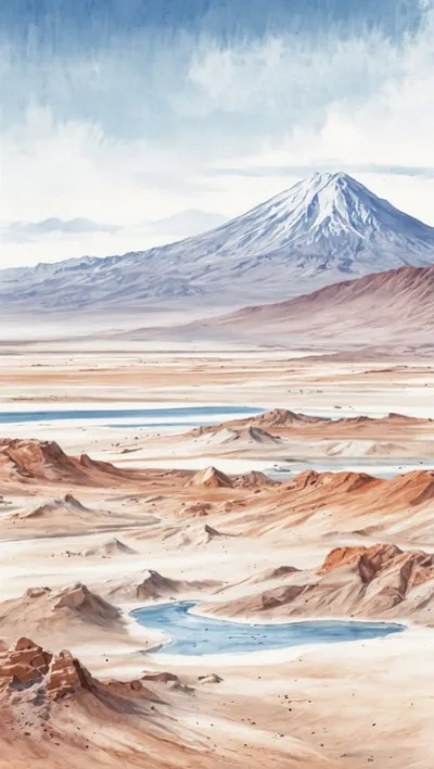 Salar de Tara: Abgelegene Schönheit in der Atacama-Wüste