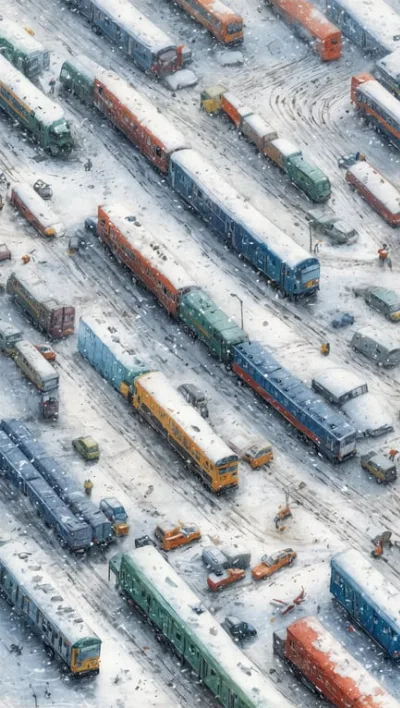 Schneechaos in Großbritannien: Flughäfen dicht, Verkehr lahmgelegt