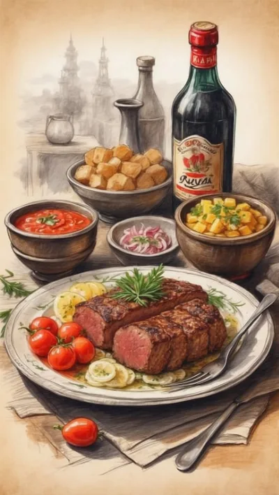 Serbische Küche Ein kulinarisches Abenteuer von Ćevapi bis zu Rakija