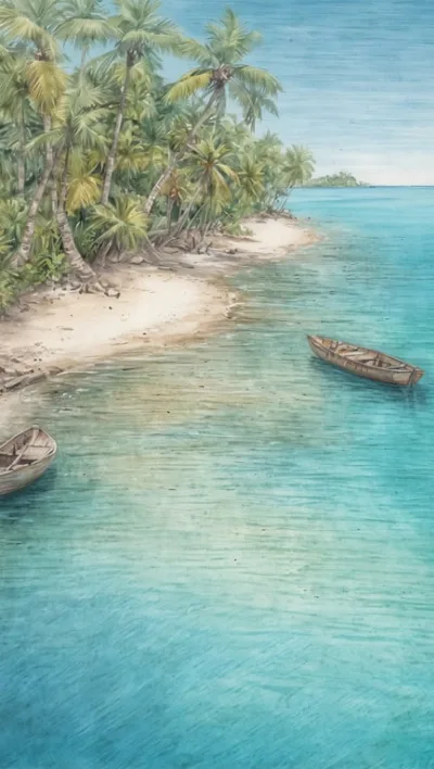 Silk Caye: Trauminsel mit türkisblauem Wasser und bunten Korallenriffen