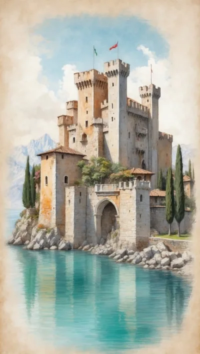 Sirmione am Gardasee: Eine Halbinsel mit einer historischen Burg und Thermalquellen