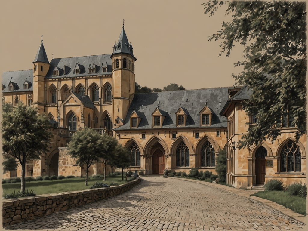 Auf dem Bild ist wahrscheinlich die Abtei Echternach zu sehen, eine der bedeutendsten Sehenswürdigkeiten der Stadt. Die Abtei beeindruckt durch ihre schöne Architektur und den historischen Hintergrund. 

In Echternach gibt es viele Aktivitäten, die man unternehmen kann, darunter:

1. **Besichtigung der Abtei**: Das Kloster hat eine bedeutende Rolle in der Geschichte der Stadt gespielt und ist oft ein Ziel für Touristen und Pilger.
2. **Spaziergänge am Echternacher See**: Die Umgebung lädt zu entspannten Spaziergängen und Picknicks ein.
3. **Marktbesuch**: Regelmäßige Märkte bieten lokale Produkte und kulinarische Spezialitäten.
4. **Gehen auf den Müllerthal-Pfad**: Eine beliebte Wanderroute, die durch die beeindruckende Natur der Umgebung führt.

Echternach ist also ein idealer Ort, um Geschichte, Kultur und Natur zu erleben.