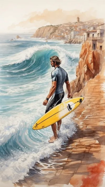Surfen an Spaniens Küsten Geheime Spots und beste Wellen für Anfänger bis Profis