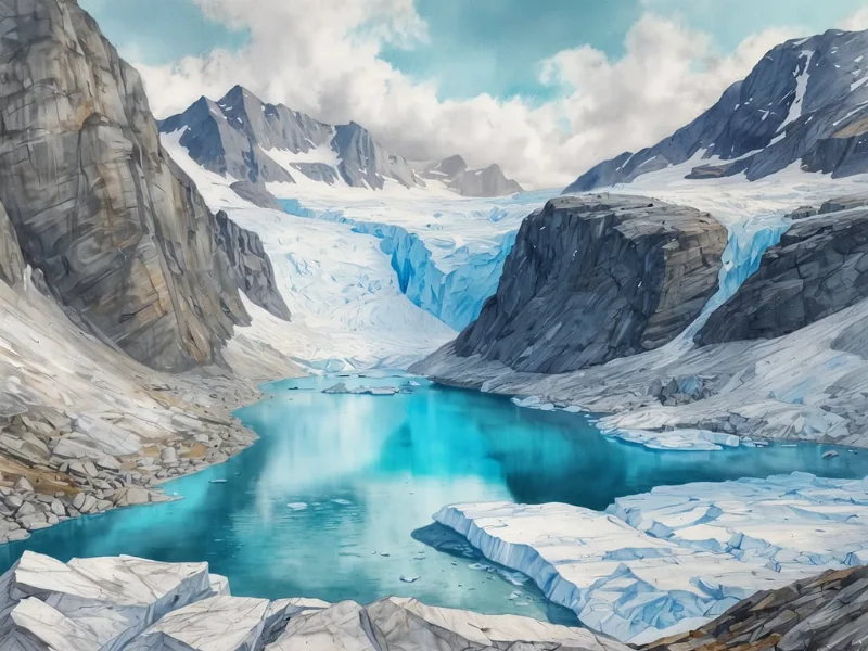 Svartisen Gletscher: Majestätischer Gletscher im Norden Norwegens