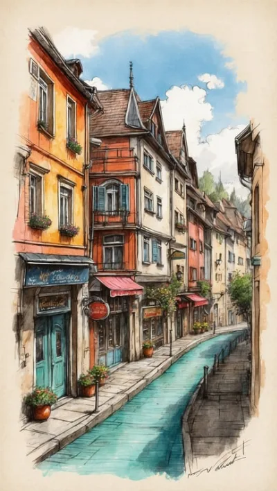 Treppenviertel in Blankenese in Hamburg