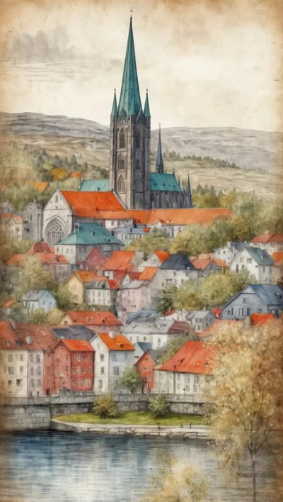 Trondheim: Historische Stadt mit der Nidaros-Kathedrale und Altstadtflair