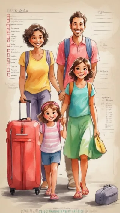 Ultimative Checkliste für einen sorgenfreien Urlaub mit Kindern