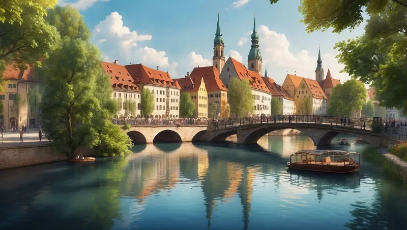 UNESCO Weltkulturerbe Augsburger Wassermanagement-System bestaunen