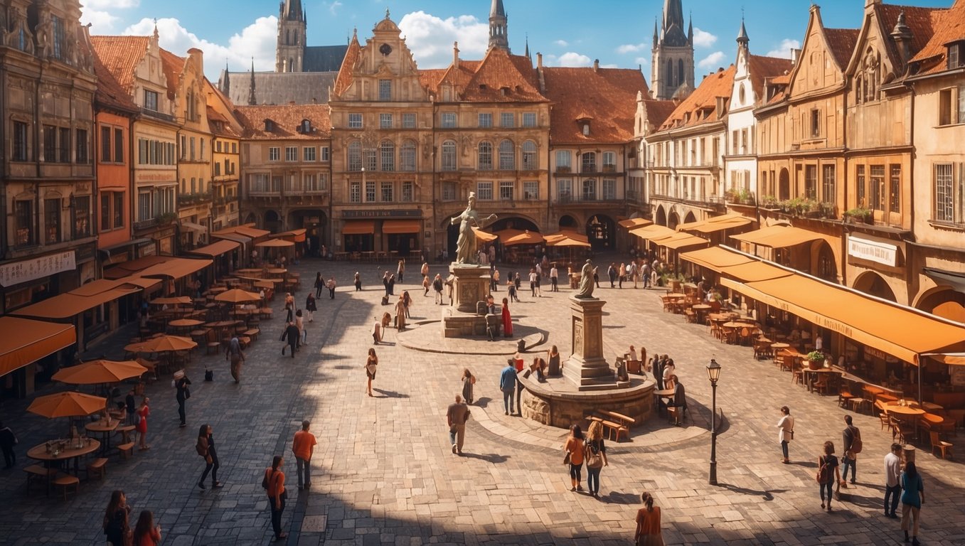 Der stille Wächter auf dem Marktplatz