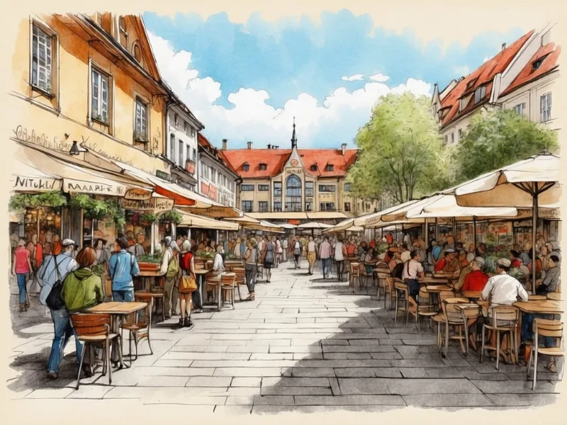 Viktualienmarkt Biergarten in München