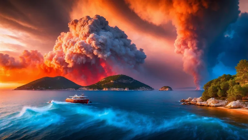 Waldbrand an Kroatiens Küste – Urlauber müssen schnell fliehen