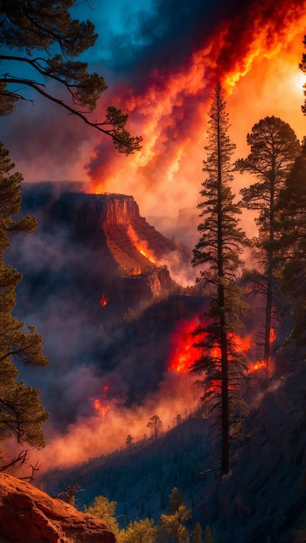 Waldbrand im Grand Canyon: Nordrand evakuiert und vorübergehend geschlossen