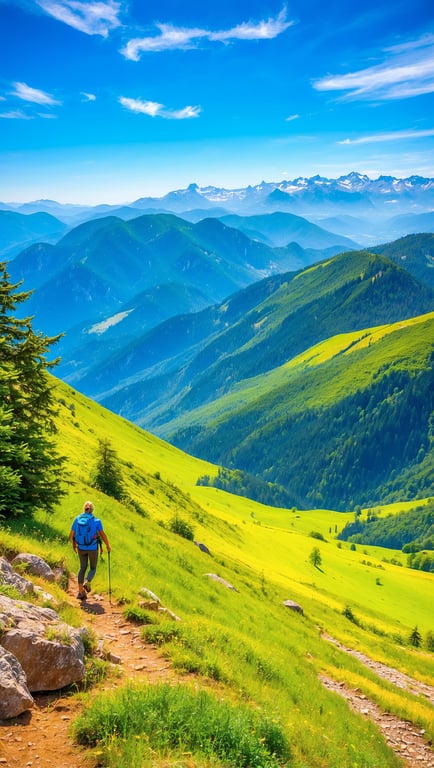Wandere an einem Tag über acht Gipfel auf dem Goldsteig