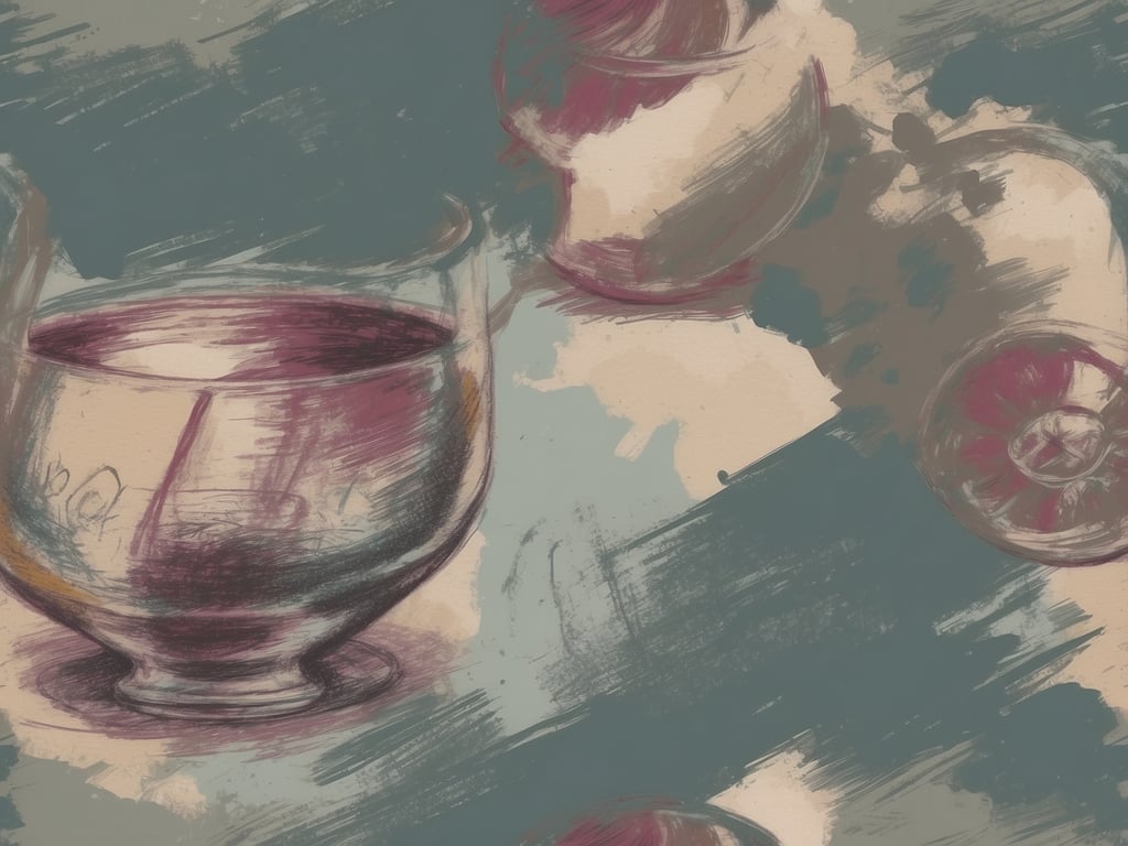 Auf dem Bild sind Gläser zu sehen, die möglicherweise ein Getränk enthalten. Was trinkt man in Spanien? Typische Getränke sind Sangria und Tinto de Verano, die oft in ähnlichen Gläsern serviert werden.