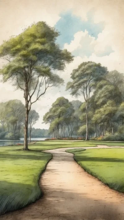 Waterbos Süd-Hollandischen Inseln in Holland (Molecaten Park)