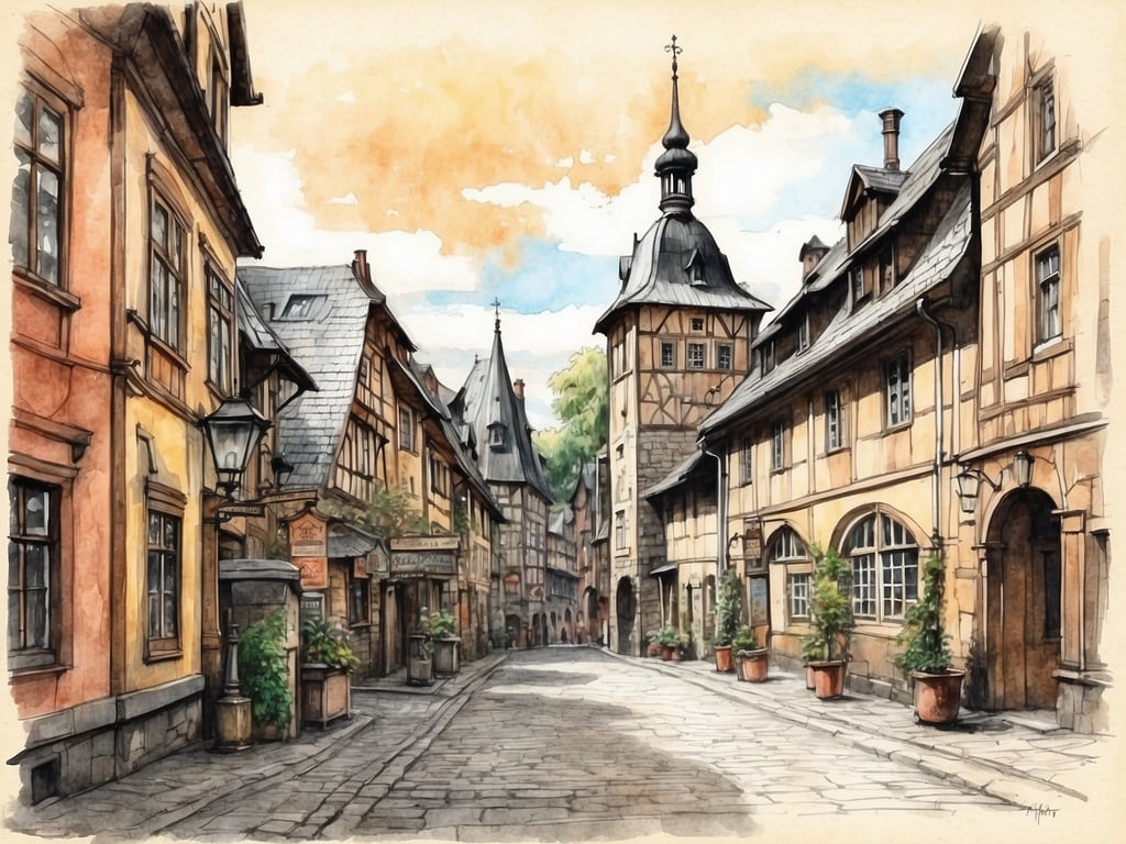 Fachwerkhäuser am Marktplatz Wernigerode