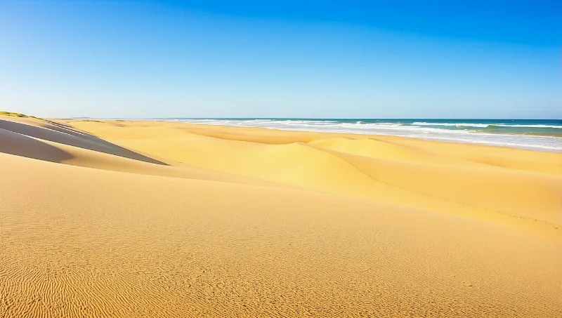 Wie breit ist der Strand in Bansin?