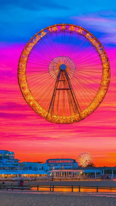 Wie hoch ist das Riesenrad in Heringsdorf?