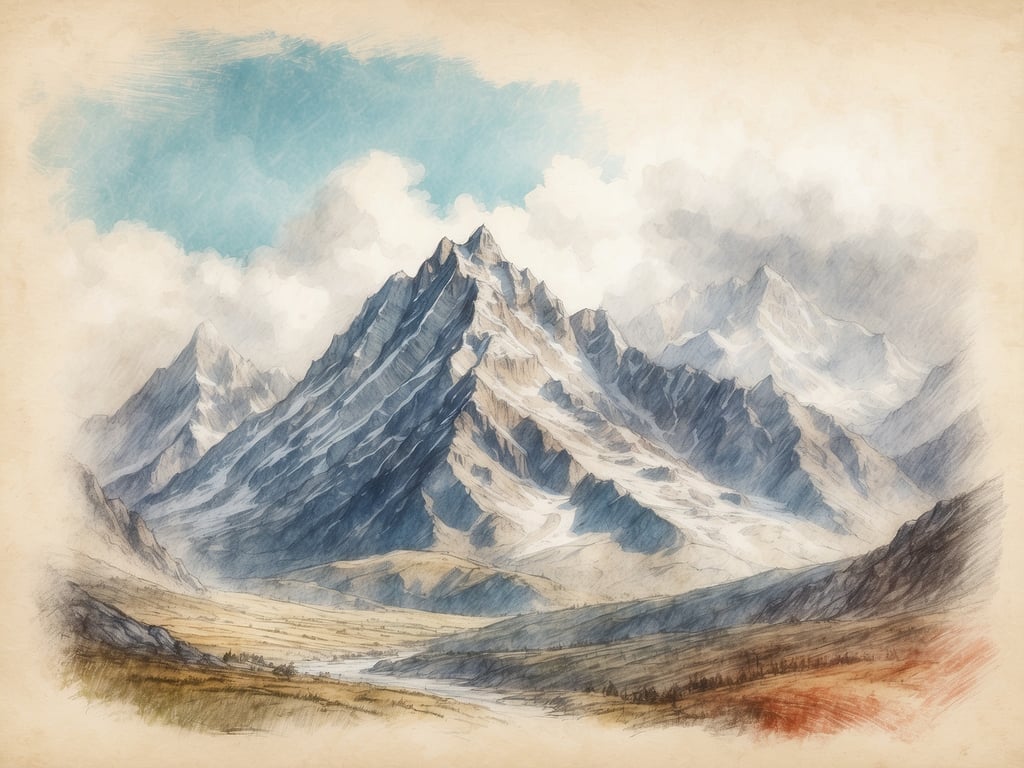 Auf dem Bild sind bergige Landschaften mit hohen Gipfeln und einem blauen Himmel zu sehen. Es wirkt wie eine malerische Darstellung der Natur, möglicherweise in den Alpen oder einer ähnlichen Region.

Wie hoch liegt Andorra? Andorra liegt auf einer durchschnittlichen Höhe von etwa 1.996 Metern über dem Meeresspiegel.
