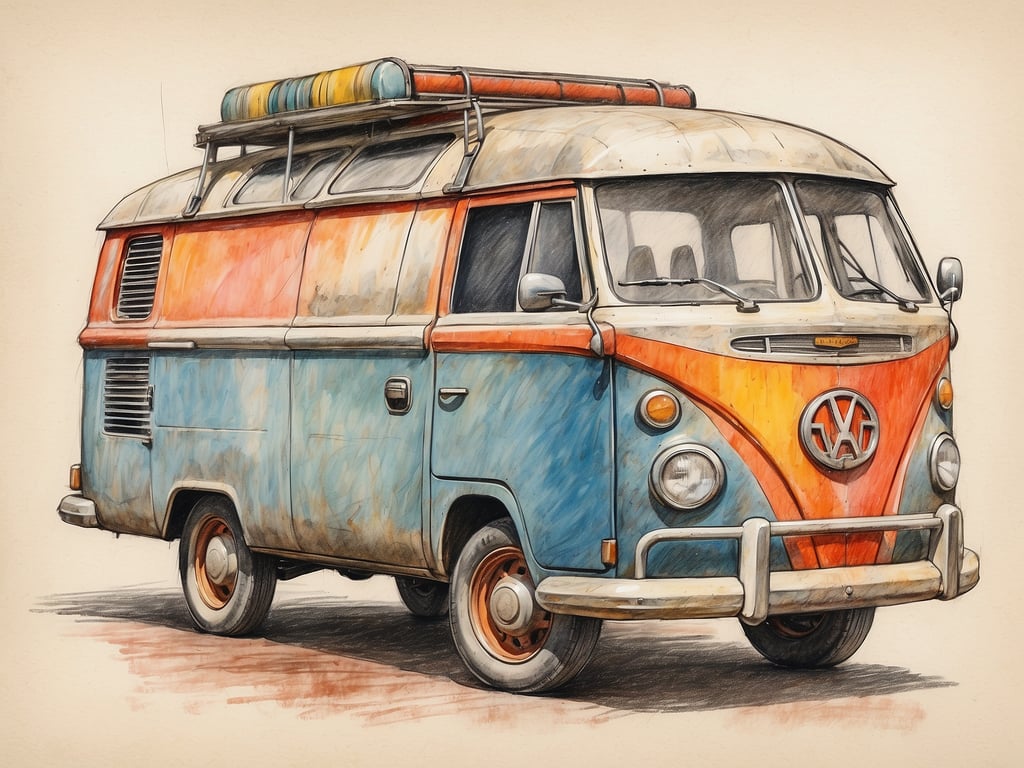 Auf dem Bild ist ein bunter Volkswagen-Bus zu sehen. 

Bezüglich der Sicherheit in Südafrika für Urlauber lässt sich sagen, dass das Land sowohl sichere als auch weniger sichere Gegenden hat. Touristen sollten vorsichtig sein, besonders in größeren Städten, und gängige Sicherheitsvorkehrungen treffen, wie das Vermeiden von bestimmten Nachbarschaften und das Nutzen von registrierten Transportdiensten. Es ist ratsam, sich vorab über aktuelle Reisehinweise und die Sicherheitslage zu informieren.