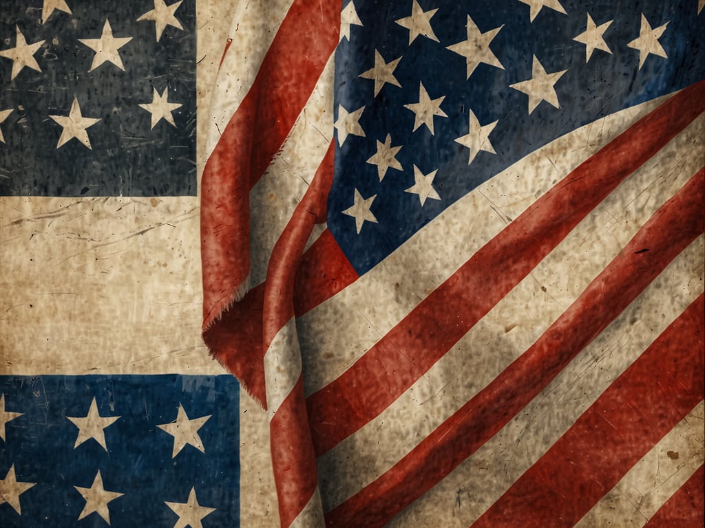 Auf dem Bild sind die Flaggen der USA und Finnlands zu sehen, die übereinanderliegen oder zusammengefügt sind. 

Wie viele Sterne hat die USA-Flagge? Die Flagge der USA hat 50 Sterne.