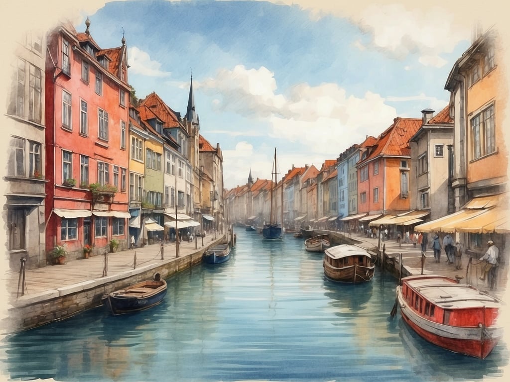 Auf dem Bild ist eine malerische Hafenansicht zu sehen, mit bunten Häusern entlang eines Kanals und einigen Booten im Wasser. Es vermittelt eine entspannte, gefällige Atmosphäre.

Bremen gehört zum Bundesland Bremen. Es ist ein Stadtstaat und hat die gleiche politischen und geografischen Grenzen wie das Bundesland.